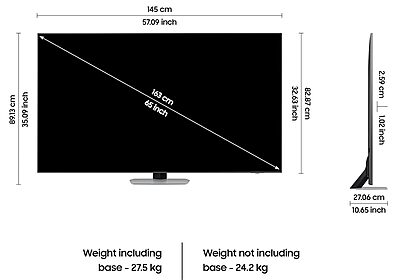 Samsung 163 cm (65 inches) 4K Ultra HD Smart Neo QLED TV QA65QN90CAKLXL Samsung 163 cm (65 inches) 4K Ultra HD Smart Neo QLED TV QA65QN90CAKLXL