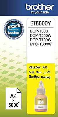 Brother BT-5000 Yellow Ink Bottle