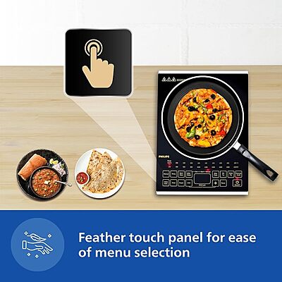 Philips Viva Collection HD4928/01 2100-Watt Induction Cooktop