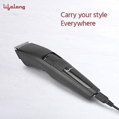 Lifelong Beard Trimmer for Men Quick Charge (2 Hours) | Runtime: 60 Mins 20 Length Settings