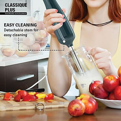 Havells Classique Plus Hand Blender with Attachment 300 watts Motor Acrylonitrile Butadiene Styrene