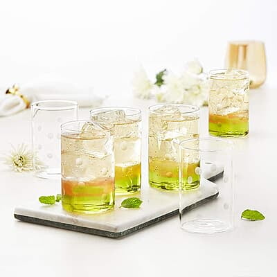 Borosil 350 ml Set of 6 pcs Medallions Vision Transparent Drinking Glass | Borosilicate Glass Tumblers for Water, Cold Drinks, Juice| Flame Proof, Microwave & Dishwasher Safe | For Daily use & Gifting Borosil 350 ml Set of 6 pcs Medallions Vision Transparent Drinking Glass | Borosilicate Glass Tumblers for Water, Cold Drinks, Juice| Flame Proof, Microwave & Dishwasher Safe | For Daily use & Gifting