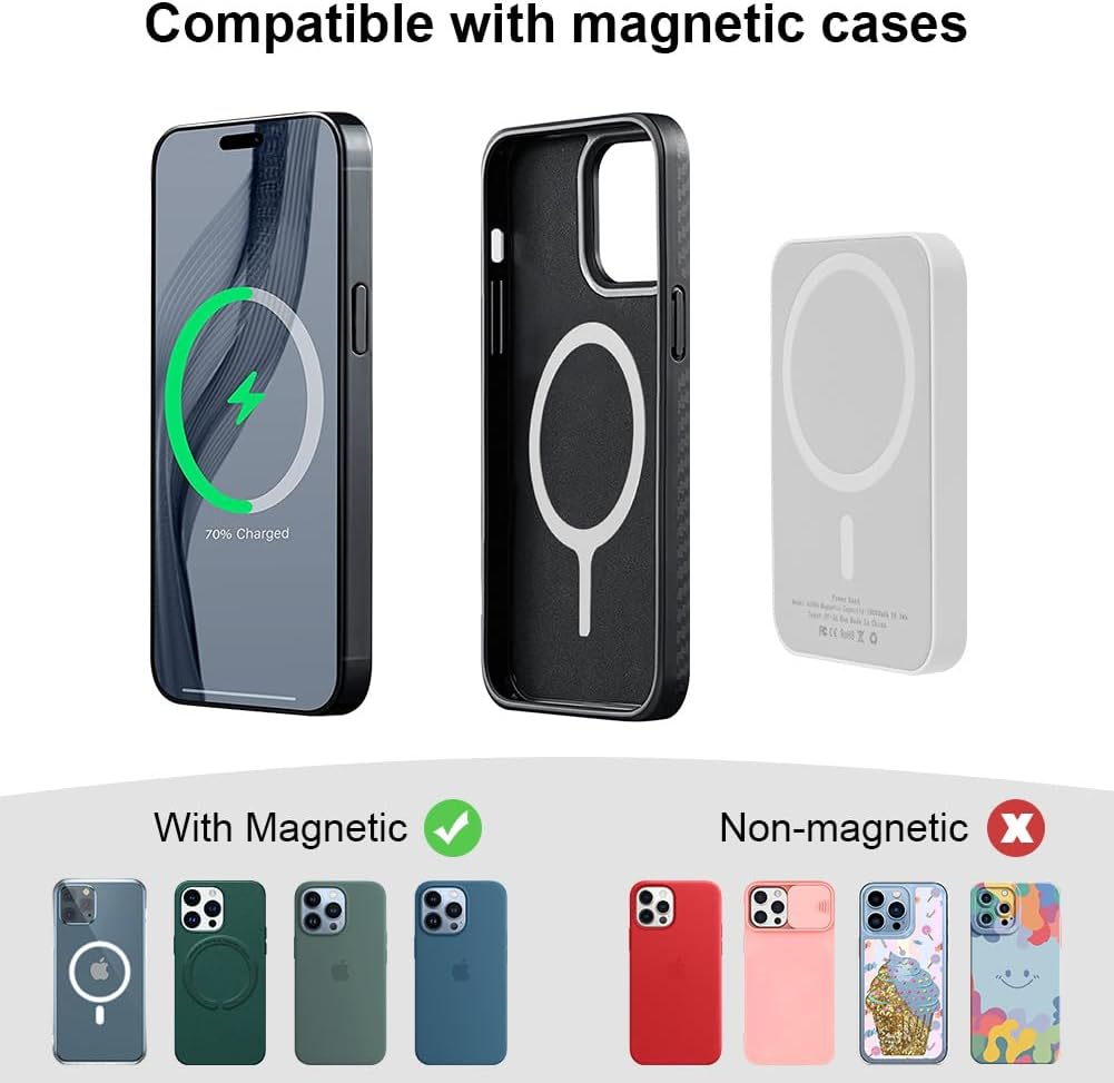 Champion Magnetic Wireless Power Bank , PD Fast Charging Sleek Design for iPhone 15, 14, 13 and 12 Series (White) Champion Magnetic Wireless Power Bank , PD Fast Charging Sleek Design for iPhone 15, 14, 13 and 12 Series (White)