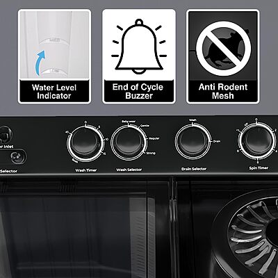 Godrej 12 Kg 5 Star Semi-Automatic Top Load Washing Machine With Air Dry and 4 Wash Programs