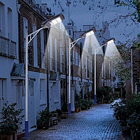 WARM WHITE KL3 solar integrated street Light with remote