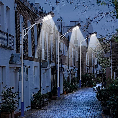 WARM WHITE KL3 solar integrated street Light with remote WARM WHITE KL3 solar integrated street Light with remote