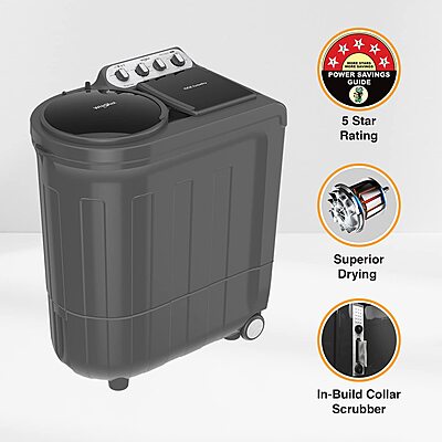 Whirlpool 9kg 5 Star Semi-Automatic Top Loading Washing Machine