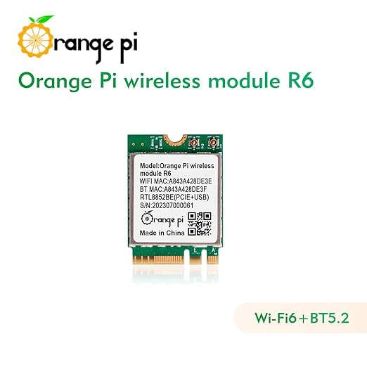 Orange Pi wireless module R6 Wi-Fi6+BT5.2 Orange Pi wireless module R6 Wi-Fi6+BT5.2