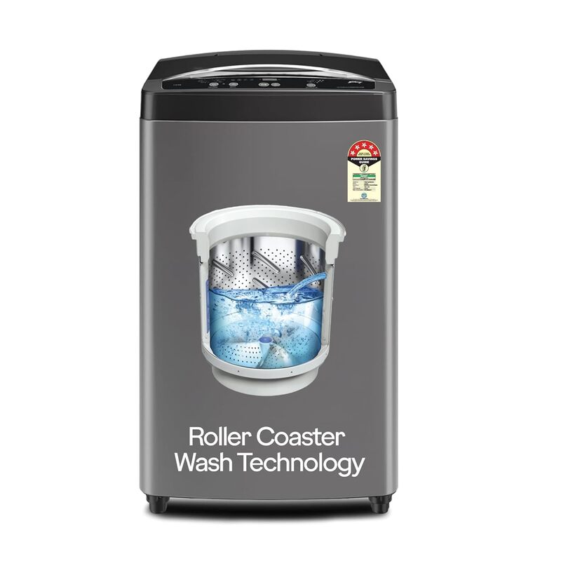 Godrej 7.5 Kg 5 Star Rollercoaster Automatic Top Load Washing Machine (WTEON ALP 75 5.0 FDTN GPGR,