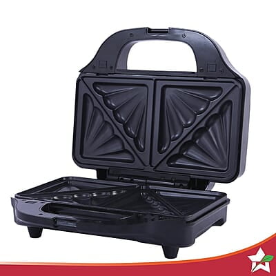Wonderchef Prato Plus 3 in 1 Griller with Detachable Non-Stick Plates 900 Watt