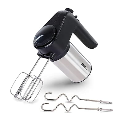 AGARO Elegant Hand Mixer, 300 Watts, Stainless Steel, 6 Interchangeable Speed Settings AGARO Elegant Hand Mixer, 300 Watts, Stainless Steel, 6 Interchangeable Speed Settings
