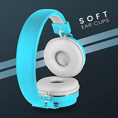 Zebronics Zeb-Storm Wired On Ear Headphone with 3.5mm Jack, Built in Microphone for Calling, 1.5 Meter Cable, Soft Ear Cushion, Adjustable Headband, Foldable Ear Cups and Lightweight Design