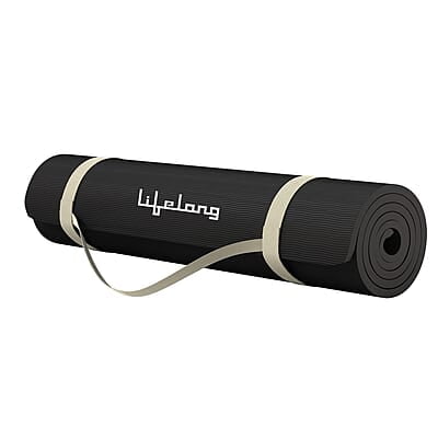 Lifelong Yoga mat for Women & Men EVA Material 6mm Anti Slip for Gym Workout Lifelong Yoga mat for Women & Men EVA Material 6mm Anti Slip for Gym Workout