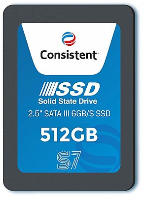 Consistent S6 SATA SSD 512GB (CTSSD512S6)