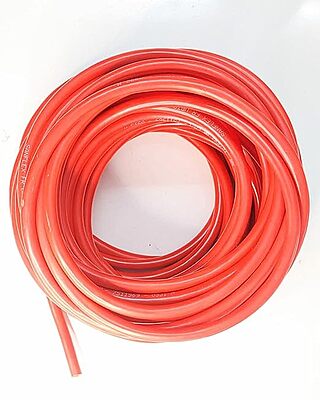 25 sq.mm AC Cable Red  | FR PVC Insulated Copper Wire | Single Core Multi-Strand