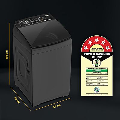 Whirlpool 9 Kg 5 Star BloomWash Royal Plus Fully Automatic Top Load Washing Machine