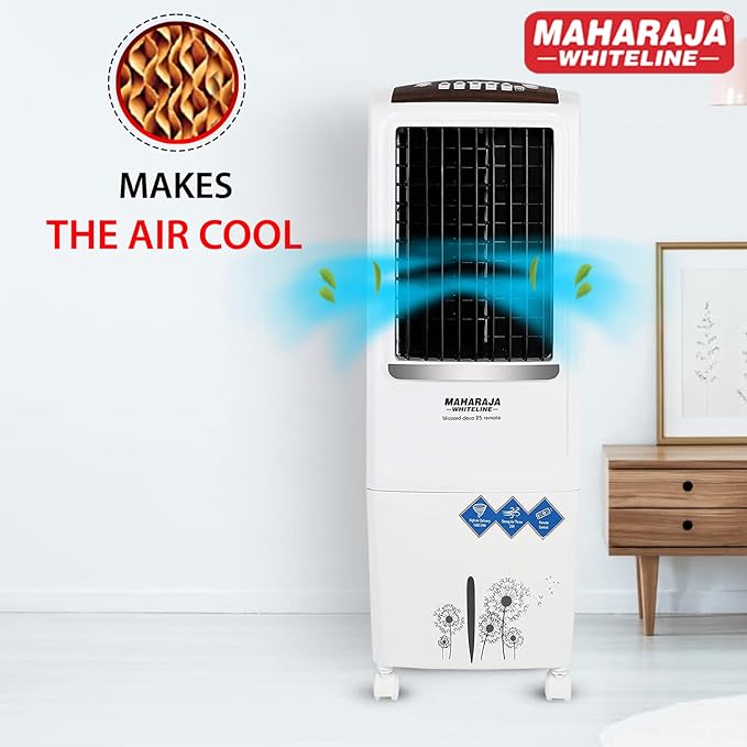 Maharaja White line Blizzard Deco 25, Air cooler Remote,