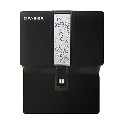 Faber Galaxy Fresh Alkaline RO+UV+MAT, 7 Liters, 8 Stage Water Purifier with Upto 2500 TDS, Black