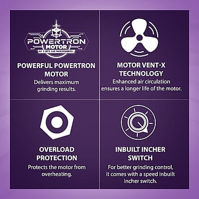 Crompton Nigella 500 Watts Mixer Grinder