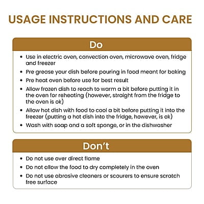 AGARO Elite Borosilicate Glass Baking Tray for Kitchen, 1600 ml Oval