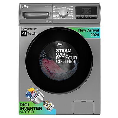 Godrej 6 Kg 5 Star Digi-inverter Fully-Automatic Front Load Washing Machine