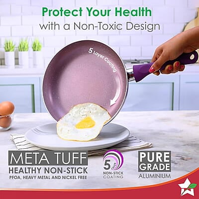 Wonderchef Royal Velvet Non-stick 24cm Fry pan 3 mm thick 1.8 litres Wonderchef Royal Velvet Non-stick 24cm Fry pan 3 mm thick 1.8 litres