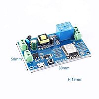 AC90-250V ESP8266, Wireless WIFI Relay, Module 1 Channel ESP-, 12F Wifi Development, Board AC/DC 5V/7-28V/5-, 80V Power Supply