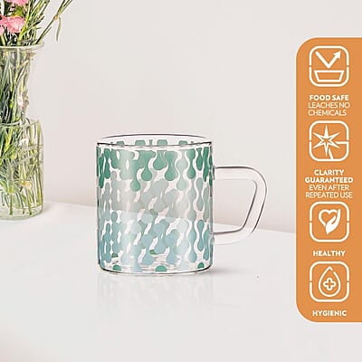 Borosil Vision Vista Tea n Coffee Classic Mug Set of 6 Pcs 210 ml | Borosillicate Glass, Microwave Safe, Scratch Resistance, Lightweight | for Chai, Green Tea, Milk Borosil Vision Vista Tea n Coffee Classic Mug Set of 6 Pcs 210 ml | Borosillicate Glass, Microwave Safe, Scratch Resistance, Lightweight | for Chai, Green Tea, Milk