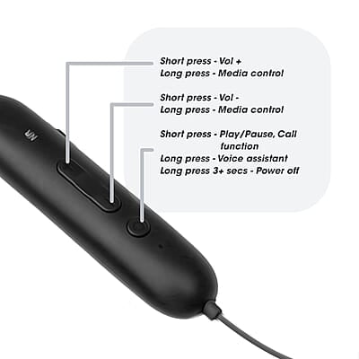 ZEBRONICS Zeb-Yoga 2 Wireless Neckband with 21 hrs of Playback time