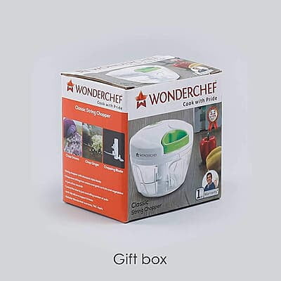Wonderchef Classic String Vegetable Chopper & Whipper Vegetable Cutter 300 ml