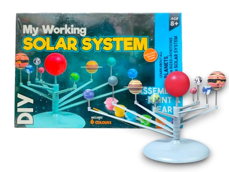 Kids Solar System Model Kit for Kids, Paint and Assemble Kit for School Project and Kids Learning, DIY Science Modal Kit for School and Home, with All Materials to Make Solar System Kids Solar System Model Kit for Kids, Paint and Assemble Kit for School Project and Kids Learning, DIY Science Modal Kit for School and Home, with All Materials to Make Solar System