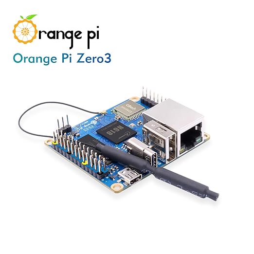 Orange Pi Zero 3 4G Allwinner H618 LPDDR4 Quad Core 64 Bit Single Board Computer, Support 4K Display WiFi Bluetooth (Zero 3 4G) Orange Pi Zero 3 4G Allwinner H618 LPDDR4 Quad Core 64 Bit Single Board Computer, Support 4K Display WiFi Bluetooth (Zero 3 4G)