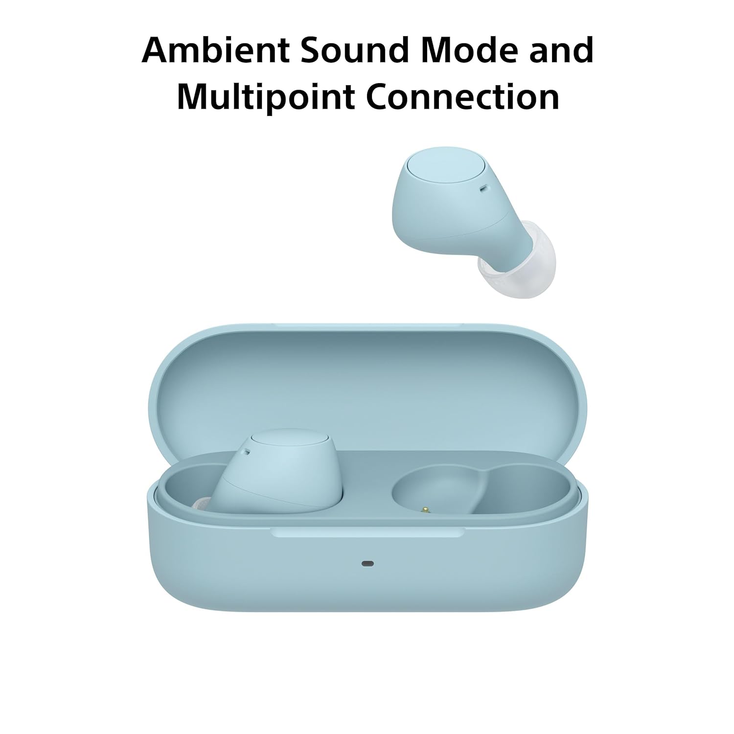 Sony WF-C510 Truly Wireless Bluetooth Earbuds with Mic, TWS, Up to 22 Hours Battery, in Ear, Ambient Sound Mode, Small and Comfortable, Ipx4 Sony WF-C510 Truly Wireless Bluetooth Earbuds with Mic, TWS, Up to 22 Hours Battery, in Ear, Ambient Sound Mode, Small and Comfortable, Ipx4