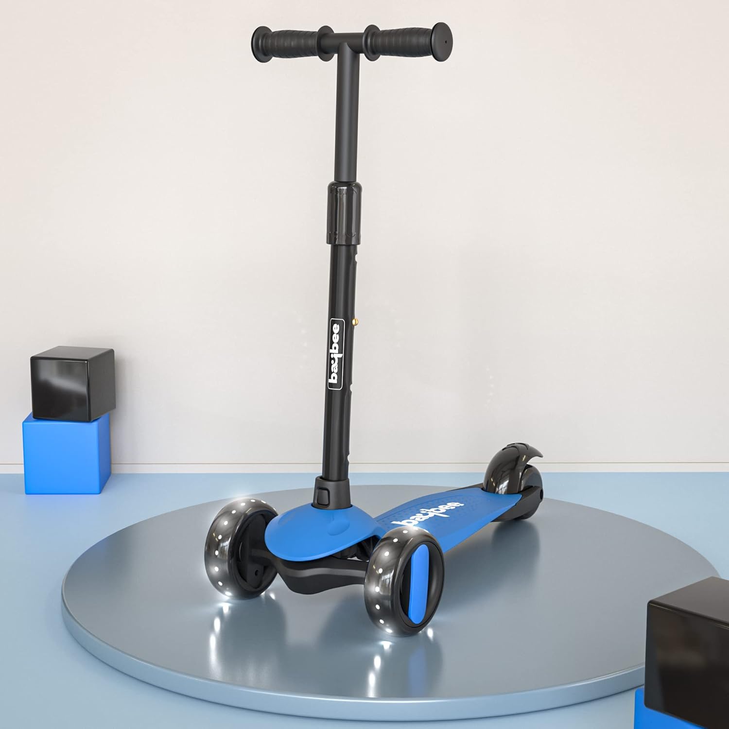 Baybee Alpha Glide Kick Scooter for Kids- Dark Blue