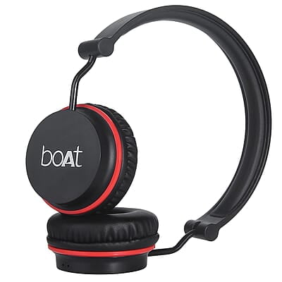 boAt Rockerz 410 Bluetooth Over Ear Headphone with Super Extra Bass, Up to 8H Playtime, Dual Connectivity Modes, Foldable Earcups and Lightweight Design