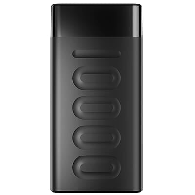 Ambrane 10000mAh Slim Power Bank, 20W Fast Charging, Dual Output, Type C PD (Input & Output), Quick Charge