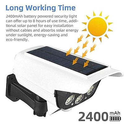 Big Size DUMY CAM Sensor Solar Light Big Size DUMY CAM Sensor Solar Light