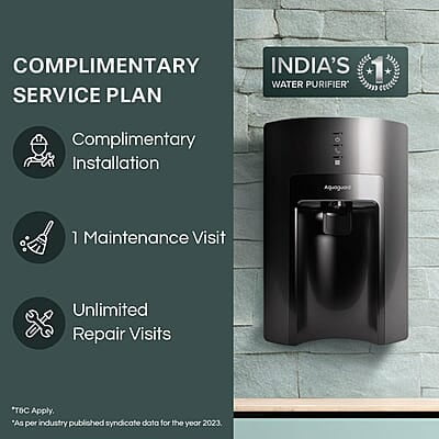 Aquaguard Delight NXT Lite RO+MC Water Purifier | Free Service Plan worth ₹2000 | India’s #1 Water Purifier | Suitable for Borewell, Tanker & Municipal Water | 30x Impurity Removal vs Local Purifiers