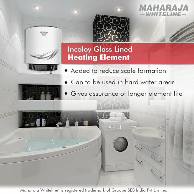 Maharaja Whiteline Aquic Neo Plus Water Heater/Geyser, 10 Liters