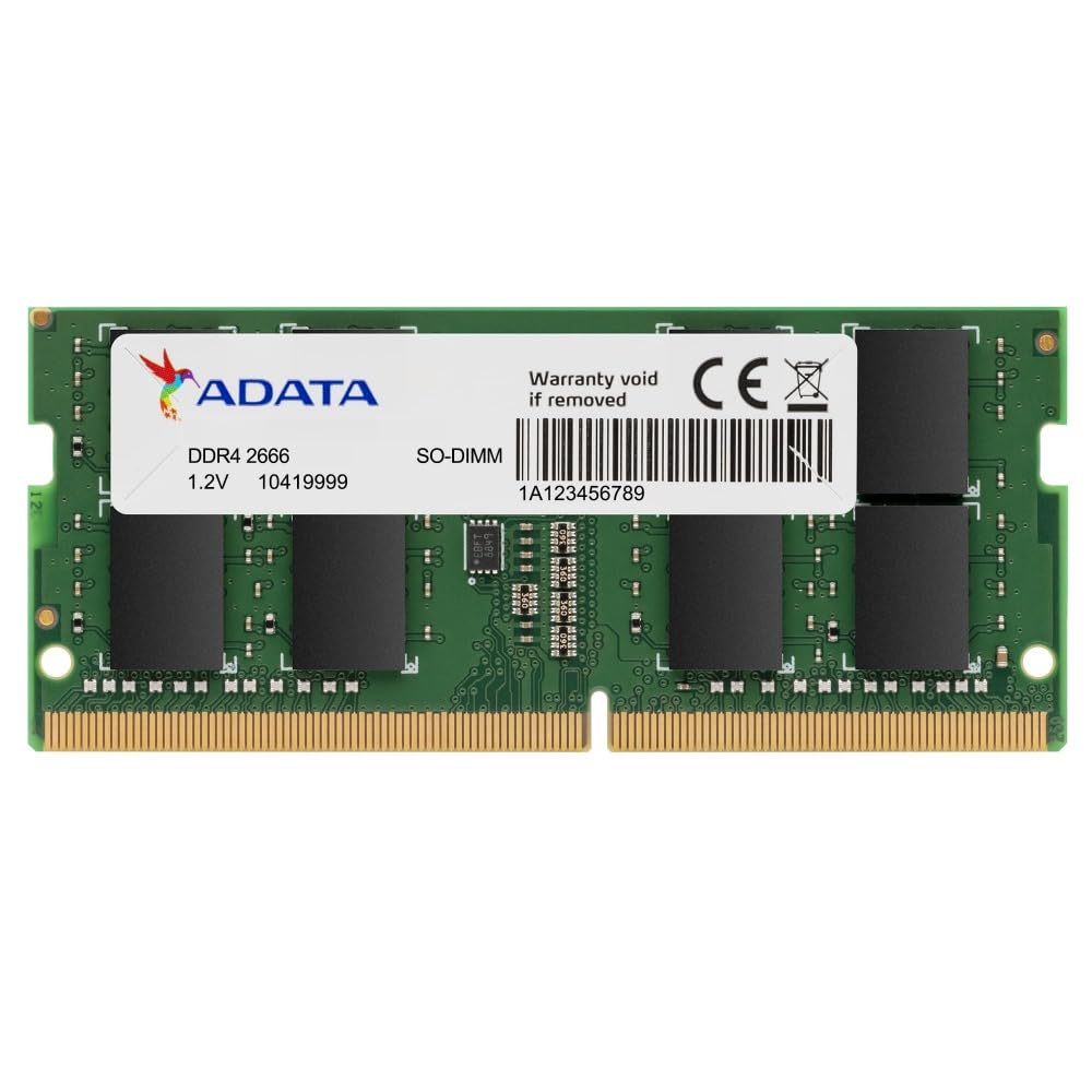 ADATA Premier (SO-DIMM) DDR4 Laptop Memory, Single RAM Module, Supports Intel & AMD CPUs, XMP Profile Support, Fast Data Transfer, Enhanced Efficiency, Without Heat Sink ADATA Premier (SO-DIMM) DDR4 Laptop Memory, Single RAM Module, Supports Intel & AMD CPUs, XMP Profile Support, Fast Data Transfer, Enhanced Efficiency, Without Heat Sink
