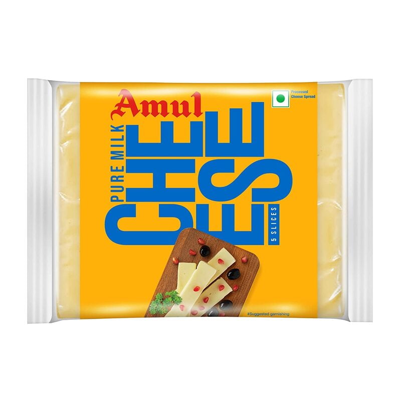 Amul Cheese Slices, 100g (5 slices)