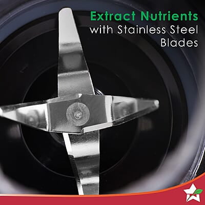 Wonderchef Nutri-blend Mixer Grinder Blender Champagne 500W 22000 RPM 3 Unbreakable Jars