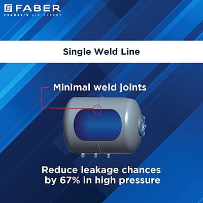 Faber Jazz Elite 35L Vertical Storage Water Geyser Heating Indicator Titanium Glassline Coated Tank 2000W Faber Jazz Elite 35L Vertical Storage Water Geyser Heating Indicator Titanium Glassline Coated Tank 2000W