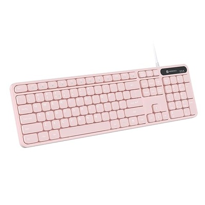 Portronics Ki-Pad 3 USB Wired Keyboard with Large Keycaps, Noise-Free Typing, Fn Multimedia Hotkeys, Full-Size Layout with Num Pad, Ergonomic Design, 1.5m USB Cable, for Laptop, PC, Mac Portronics Ki-Pad 3 USB Wired Keyboard with Large Keycaps, Noise-Free Typing, Fn Multimedia Hotkeys, Full-Size Layout with Num Pad, Ergonomic Design, 1.5m USB Cable, for Laptop, PC, Mac