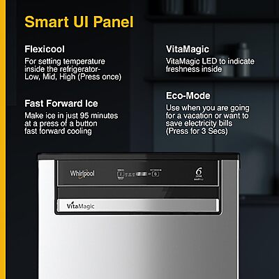 Whirlpool 192 L 3 Star Vitamagic PRO Frost Free Direct-Cool Single Door Refrigerator