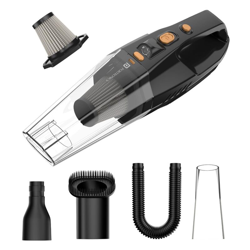Portronics Mopcop Rechargeable Handheld Vacuum Cleaner for Home & Car