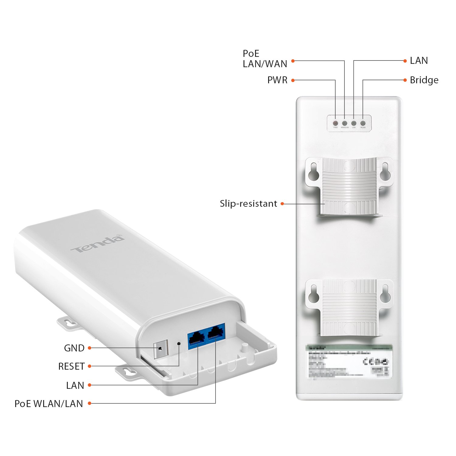 Tenda O3 2.4GHz N150 Long Range Smart Manage Outdoor CPE | 12dBi, 5km+|Point to Point Wireless Bridge | Fast Ethernet PoE Ports | AP/Station/WISP/P2MP/Repeater/Router | 6KV Lightning Protection,White Tenda O3 2.4GHz N150 Long Range Smart Manage Outdoor CPE | 12dBi, 5km+|Point to Point Wireless Bridge | Fast Ethernet PoE Ports | AP/Station/WISP/P2MP/Repeater/Router | 6KV Lightning Protection,White