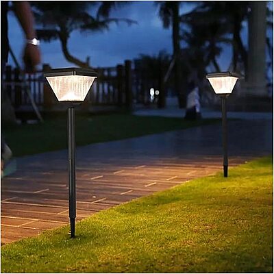 Ruby Big Spike Garden Solar Light Lamp Outdoor Waterproof Torch Lights Ruby Big Spike Garden Solar Light Lamp Outdoor Waterproof Torch Lights