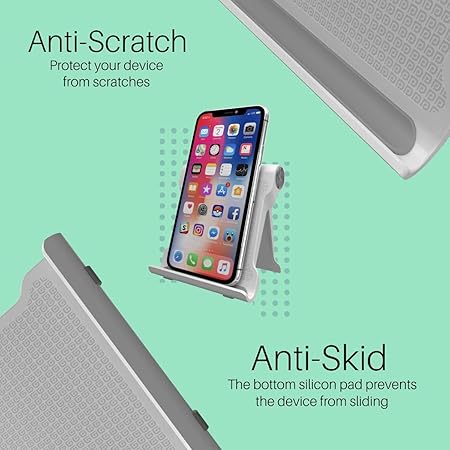 Portronics Modesk 200 Universal Mobile Phone Stand for Desktop Table for All Device Size Upto 7 inch Portronics Modesk 200 Universal Mobile Phone Stand for Desktop Table for All Device Size Upto 7 inch