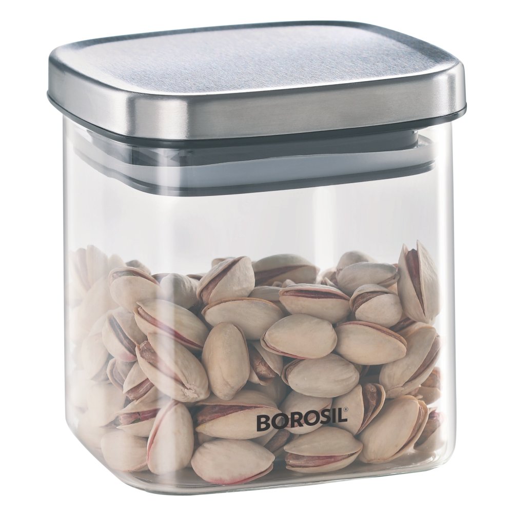 BOROSIL MICROWAVABLE KLIP - N - STORE SQUARE- 1L